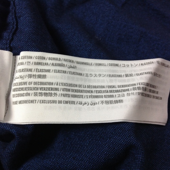 Hollister Men's Casual Button Down Shirt Navy Blue - Picture 4 of 5